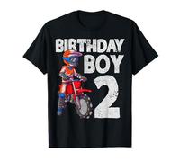 Motocross 2° compleanno bambini MX 2 anni Dirt Bike complean Maglietta