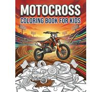 Motocross Coloring Book for Kids: Easy Motocross Pages for Boys Ages 4-8, Simple and Fun Motorcycle Designs with Bold Lines for Beginners.