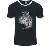 Motocross Death Ride Dirt Bike Uomo Ringer Fotl