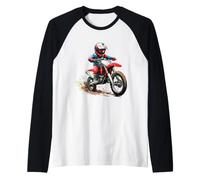 Motocross e Dirt Bike Maglia con Maniche Raglan