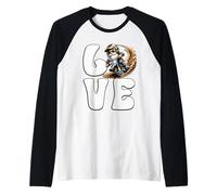 Motocross Grandpa Gnome For Dirt Bike Dad Love Graphic Maglia con Maniche Raglan