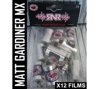 Motocross Occhiali Rip N Roll Spento Pellicole X12 MX Smith Oakley Scott Fox Gso