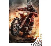 Motocross Puzzle 1000 Pezzi, Extreme Sports Cartografia Creativa, Progetto Condiviso, Decorazione Narrativa 1000pcs (75x50cm)