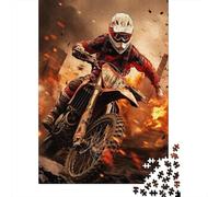 Motocross Puzzle 1000 Pezzi Premium, Extreme Sports Mappa Concettuale Tattile, Esperienza Unificante, Regalo Iconico 1000pcs (75x50cm)