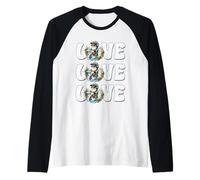 Motocross Rider Gnome For Motocross Mom Love My Dirt Bikes Maglia con Maniche Raglan