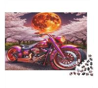 Motocross Rider in Action,colorful Splash Art Jigsaw Puzzle Impossible 1000Pcs Decorazione Per La Casa. Rilassamento E Intelligence Per Adulti E Ragazzi Da 14 Anni 70x50cm/1000pcs