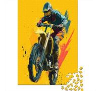 Motocrossista, Action Scene Jigsaw Puzzle 70x50cm/1000pcs Adulti Puzzle Gioco EduGattoivo Decorazioni Per La Casa