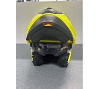MOTOCUBO CASCO MODULARE GIALLO CON VISIERINO PARASOLE TAGLIA XS