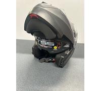 MOTOCUBO CASCO MODULARE NERO CON VISIERINO PARASOLE TAGLIA L