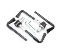 Motocycle Handbeschermers 1 Paio Protezioni Universali Le Parti Modifica Della Motocicletta 22 Mm Asta Protezione Freno Leva Frizione Moto(D'argento)