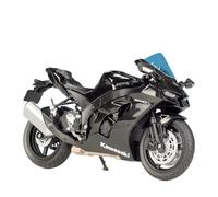 Motocycle Miniature 1:12 Per Kawasaki Ninja ZX-10R Modello Di Moto In Lega Giocattoli In Metallo Auto Giocattolo Da Corsa Fuoristrada Regali Riproduzione Del Veicolo(Nero)