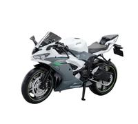 Motocycle Miniature 1:12 Per Kawasaki Ninja ZX-6R Modello Di Moto In Lega Pressofusa Per Hobby Decorazione Per La Casa Ragazzo Riproduzione Del Veicolo(Gray)