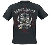 Motörhead Ace of Spades Tattoo Uomo T-Shirt Nero XL 100% Cotone Regular