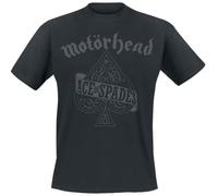 Motörhead Ace of Spades Uomo T-Shirt Nero 100% Cotone Regular