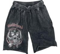 Motörhead Aggressive Uomo Shorts Grigio 100% Cotone Relaxed