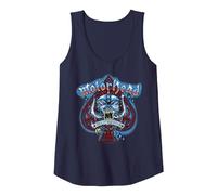 Motörhead Airbrush Ace of Spades Canotta, Donna, Navy, S