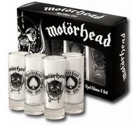 Motörhead Bicchiere da Shottino Shot Vetro 4er Set By Bicchiere da Shottino