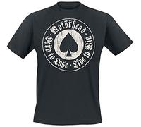Motörhead Born To Lose Uomo T-Shirt Nero 100% Cotone Regular
