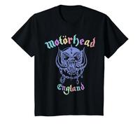 Motörhead England Maglietta, Bambini, Nero, 10 Anni