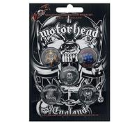 Motörhead England Unisex Badge multicolore metallo