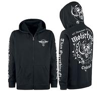 Motörhead England Uomo Felpa Jogging Nero 70% Cotone, 30% Poliestere Regular