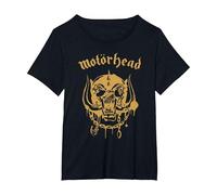 Motörhead Everything Louder Forever Front Back Maglietta, Donna Plus-Size, Nero, 5X