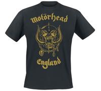 Motörhead Golden England - Everything Louder Than Everything Else Uomo T-Shirt Nero