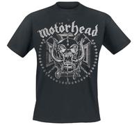 Motörhead Iron Cross Swords Uomo T-Shirt Nero 100% Cotone Regular