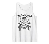 Motörhead - March or Die Cross Bones White Canotta