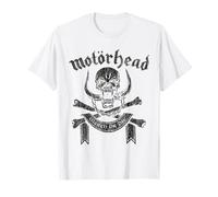 Motörhead - March or Die Cross Bones White Maglietta