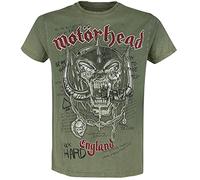 Motörhead Quotes Uomo T-Shirt Cachi M 100% Cotone Regular