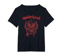 Motörhead Red Warpig Valentine's Day Maglietta, Donna Plus-Size, Nero, 2X