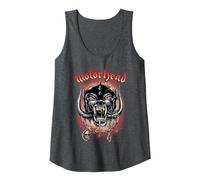 Motörhead Warpig Beast Canotta, Donna, Grigio Scuro, XXL
