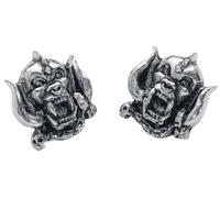 Motörhead Warpig Donna Set di Orecchini Colore Argento Peltro