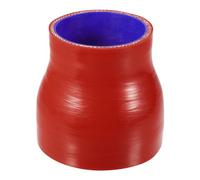 Motoforti Riduttore universale per tubo intercooler, raccordo dritto, diametro interno 2,24" a 3", lunghezza 3", in silicone, rosso