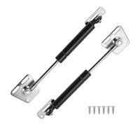Motoforti Supporti Universali a Gas per Ammortizzatori a Molla 7pollici/180mm 4Ib/ 20N/ 2kg Acciaio al Carbonio Nero 2 Set
