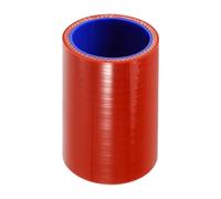 Motoforti Tubo riduttore dritto universale in silicone per raccordo tubo intercooler rinforzato a 4 strati, diametro 40mm, colore rosso