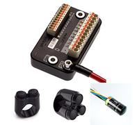 Motogadget MG4002040 - m-unit blu digitale centralina Builders confezione con m-button, Motone pulsanti e tasti interruttori per 7/20,3 cm bar