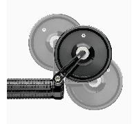Motogadget Mo.view Classic 60 Flip, specchietto retrovisore manubrio, nero