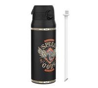 ION8 Bottiglia termica 750 ml (24 oz) A tenuta stagna, senza BPA, tappo tripla chiusura, isolamento sottovuoto, MotoGP Speed