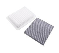 MOTOHIRO Auto Filtro Abitacolo Filtro Aria Motore OEM 27277-4M400 MR968274 for Mitsubishi Lancer Outlander RVR 2015 2016 2017 Modello di Filtro Filtri dell'aria abitacolo (Size : Air filter 2 set)