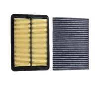MOTOHIRO Filtro aria auto + filtro abitacolo for Nissan X-Trail Rogue T32 2013-2019 1.6L 2.0L 2.5L Modello filtro OEM 165464BA1A 272774BA0A Filtri dell'aria abitacolo (Size : 2 Pcs Filter Set)