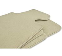 Motohobby - Set di tappetini in velluto beige per BMW X3 F25 (2010-2017) / X4 F26 (2014-2018), qualità premium, 4 pezzi, su misura