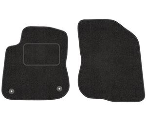 Motohobby Tappetini adatti per Peugeot, nero, 2 pezzi