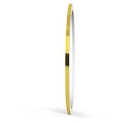 Motoking Strisce Decorative, Cromo Oro, 4 mm Larghezza, 10 m Lunghezza, Adesivo Pellicola Foglio Auto Barca Moto Camper Autocaravan