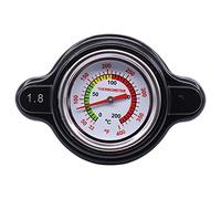 MOTOKU Tappo radiatore ad alta pressione con indicatore di temperatura 1,8 bar per Kawasaki KDX 200 KLR 250 650 KLX 300 400 450 KX100 KX250 KX450F KX65 KX80 Brute Force Mojave Mule 2510 3000 3010