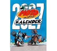MOTOmania Kalender 2027: Monatskalender im Großformat: Großer Wandkalender mit Spiralbindung im Hochformat, 42 x 59 cm | Mit den beliebten Comics von Holger Aue | Geschenk für Motorrad-Fans