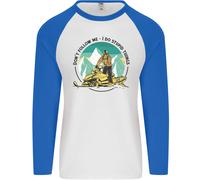 Motoneve Don'T Follow Me Funny Uomo L/S Baseball T-Shirt