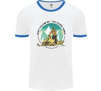 Motoneve Don'T Follow Me Funny Uomo Ringer