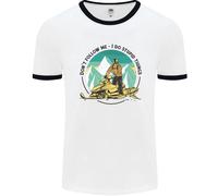 Motoneve Don'T Follow Me Funny Uomo Ringer